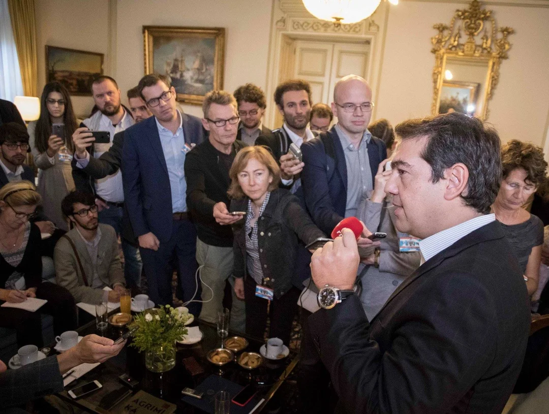 Alexis Tsipras et la presse européenne